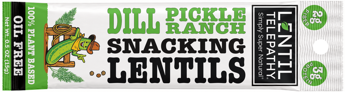 Lentil Telepathy Dill Pickle Ranch Crunchy Toasted Snacks