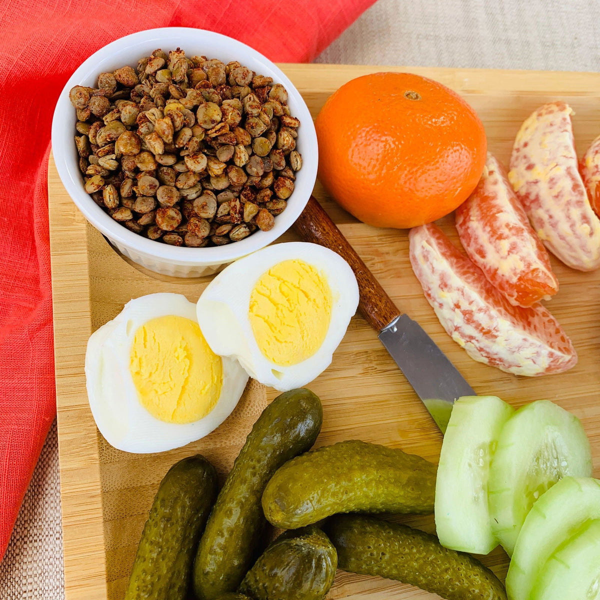 Lentil Telepathy Peri-Peri Chili Lemon Crunchy Toasted Snacks - Lentil Telepathy