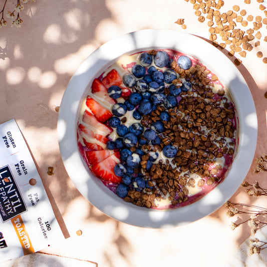 Lentil Telepathy Fireside Smoky Marshmallow Crunchy Toasted Snacks 3 Pack.