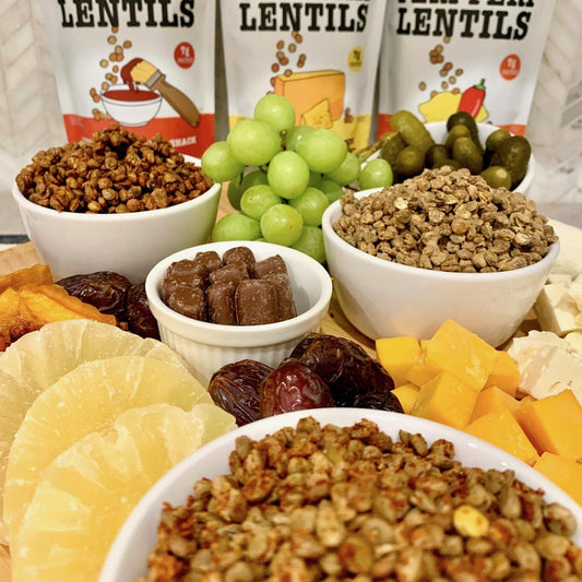 Lentil Telepathy Tangy BBQ (Barbeque) Crunchy Toasted Snacks - Lentil Telepathy