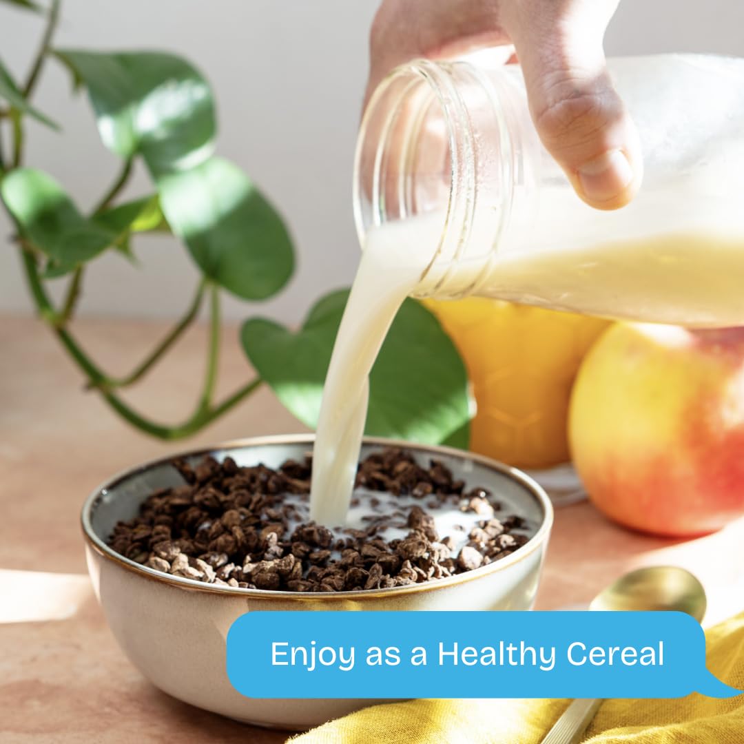Lentil Telepathy Healthy Breakfast High Protein Cereal or Granola Alternative, Plant-Based, Gluten-Free, Non-GMO, Vegan-Friendly, 4 Ounce Bags