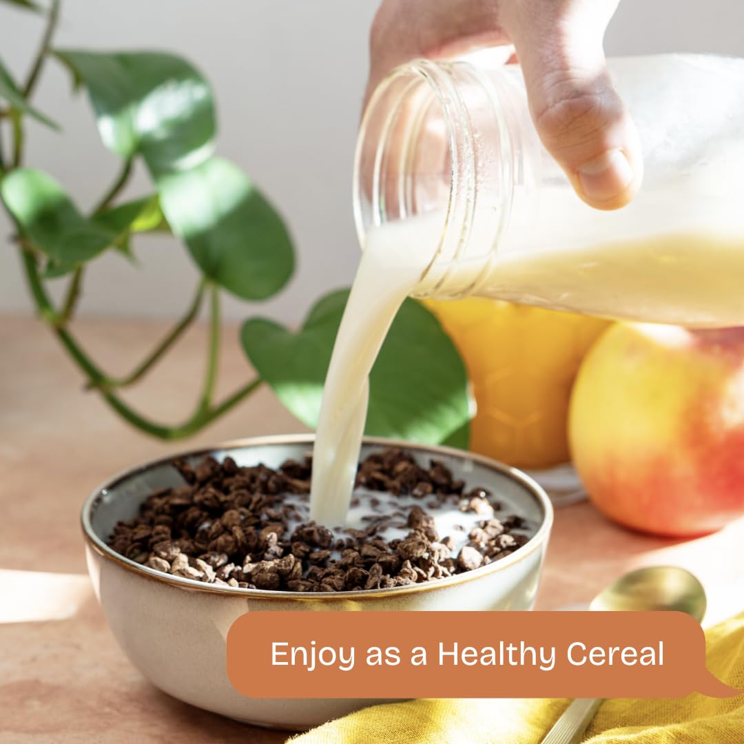 Lentil Telepathy Healthy Breakfast High Protein Cereal or Granola Alternative, Plant-Based, Gluten-Free, Non-GMO, Vegan-Friendly, 4 Ounce Bags