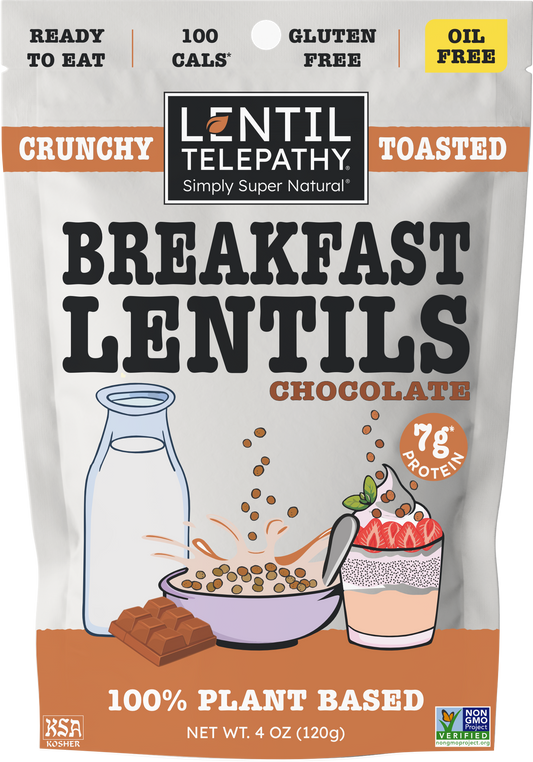 Lentil Telepathy Crunchy Toasted Chocolate Breakfast & Topper