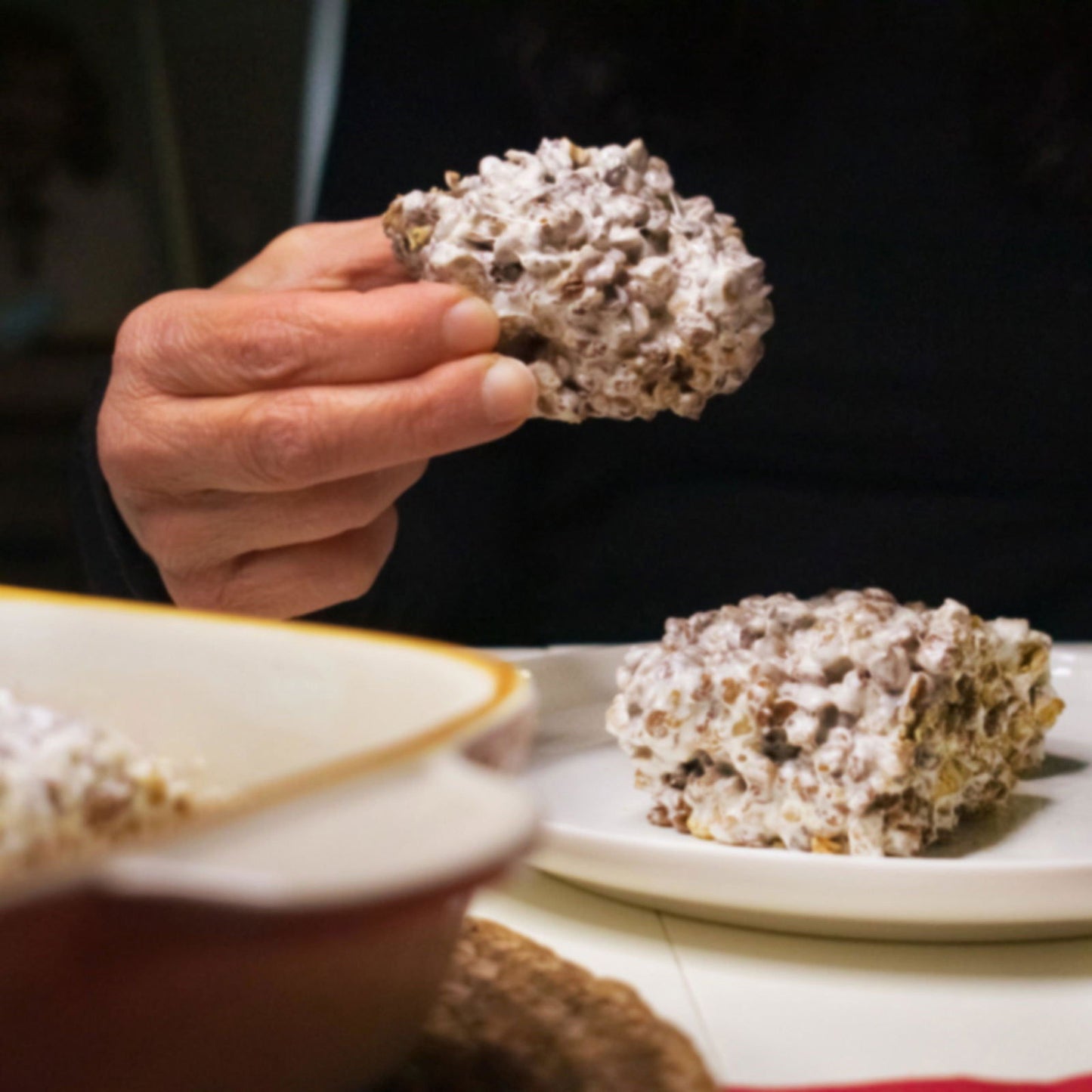 Lentil Telepathy Chocolate Crunchy Toasted Lentil Breakfast and Dessert Topper - Lentil Telepathy