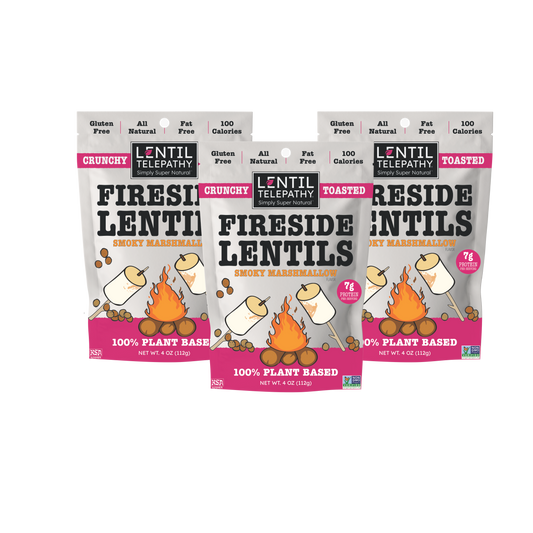 Lentil Telepathy Fireside Smoky Marshmallow Crunchy Toasted Lentil Snacks