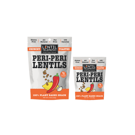 Lentil Telepathy Peri-Peri Chili Lemon Crunchy Toasted Snacks - Lentil Telepathy