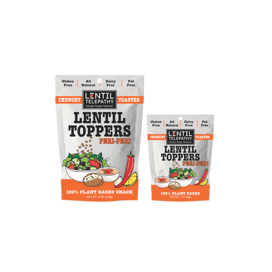 Lentil Telepathy Peri-Peri Chili Lemon Crunchy Toasted Toppers - Lentil Telepathy