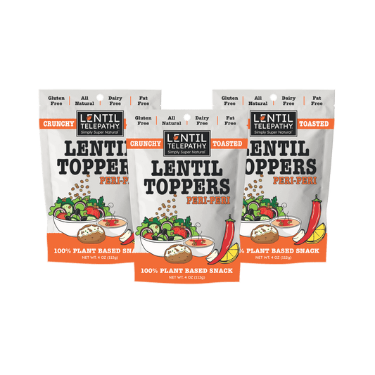 Lentil Telepathy Peri-Peri Chili Lemon Crunchy Toasted Toppers - Lentil Telepathy