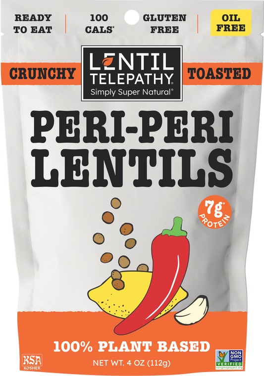 Lentil Telepathy Peri-Peri Chili Lemon Crunchy Toasted Snacks