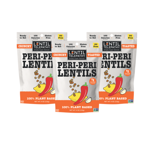 Lentil Telepathy Peri-Peri Chili Lemon Crunchy Toasted Snacks