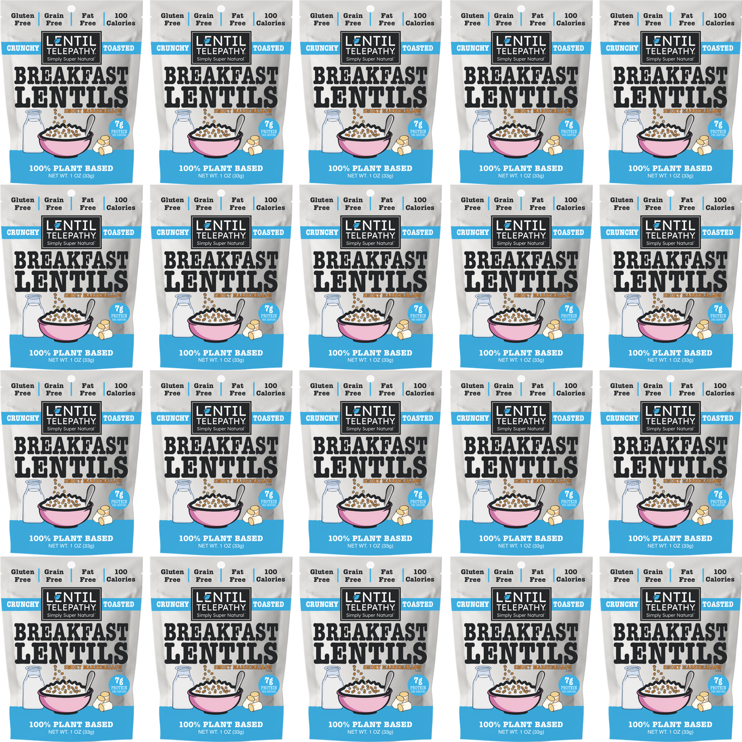 Lentil Telepathy Smoky Marshmallow Crunchy Toasted Breakfast Lentils and Dessert Topper - Lentil Telepathy