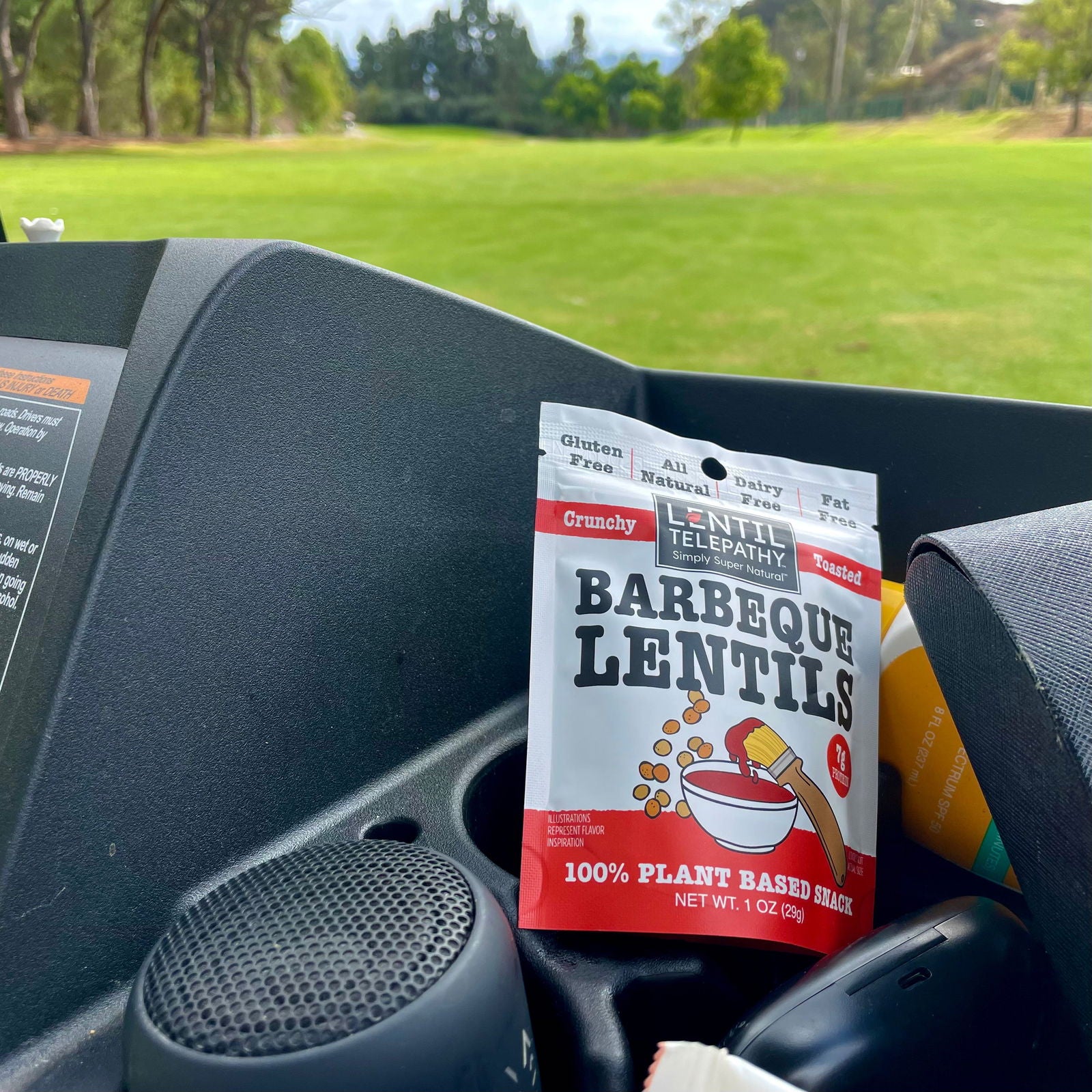 Lentil Telepathy Tangy BBQ (Barbeque) Crunchy Toasted Snacks - Lentil Telepathy