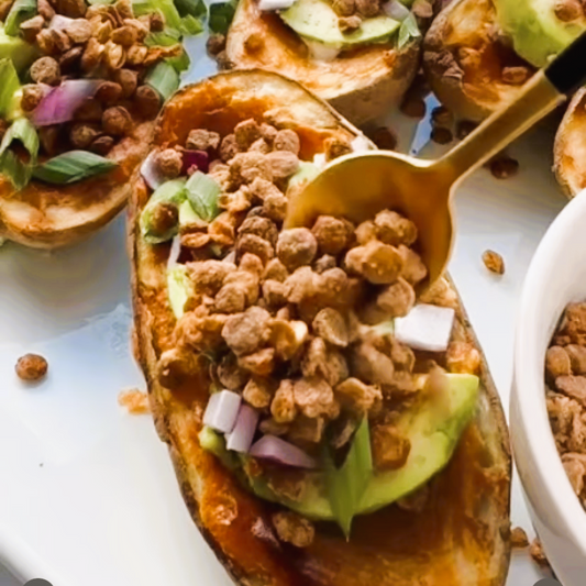 Lentil Telepathy Tangy BBQ (Barbeque) Crunchy Toasted Toppers